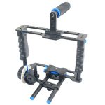 YELANGU YLG1103A-B Käfigstabilisator mit großem Griff für Videokameras + Matte Box Kit für DSLR-Kamera / Videokamera – Bild 5