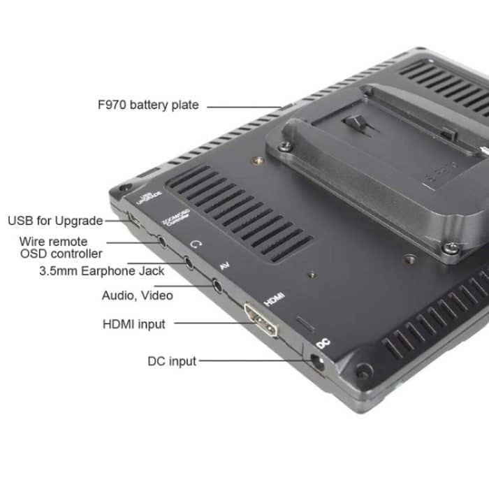 FEELWORLD FW-759 7 Zoll Slim Design 1280 x 800 Kamera Feldmonitor HDMI 1080P – Bild 9