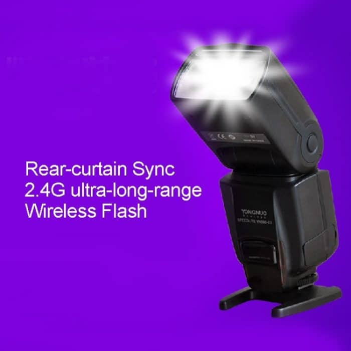 YN-560 III Ultra-Langstrecken-Wireless-Flash-Speedlite mit Metall-Blitzschuh für Canon / Nikon / Pentax / Olympus-DSLR-Kamera (Schwarz) – Bild 14