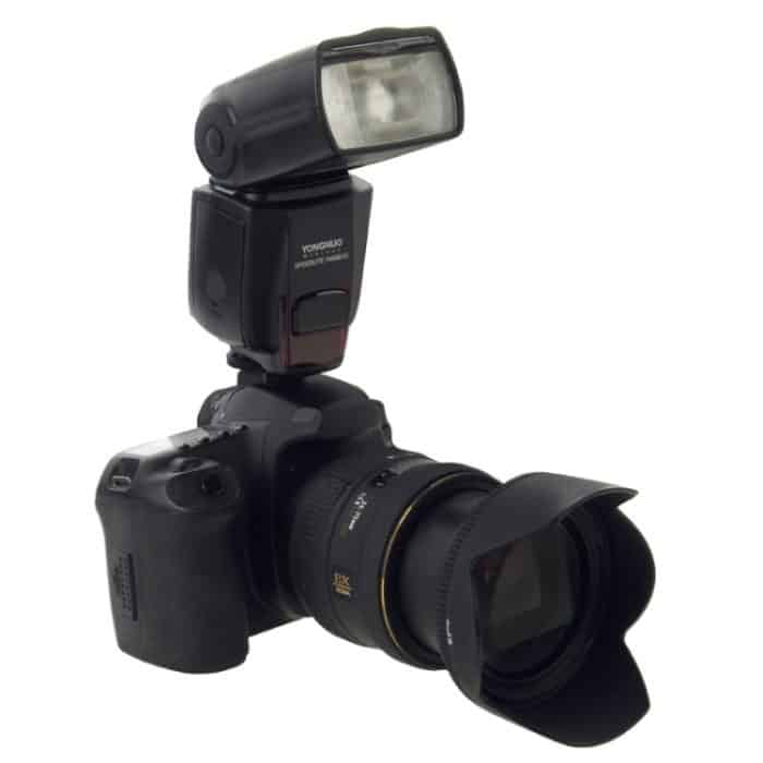 YN-560 III Ultra-Langstrecken-Wireless-Flash-Speedlite mit Metall-Blitzschuh für Canon / Nikon / Pentax / Olympus-DSLR-Kamera (Schwarz) – Bild 5