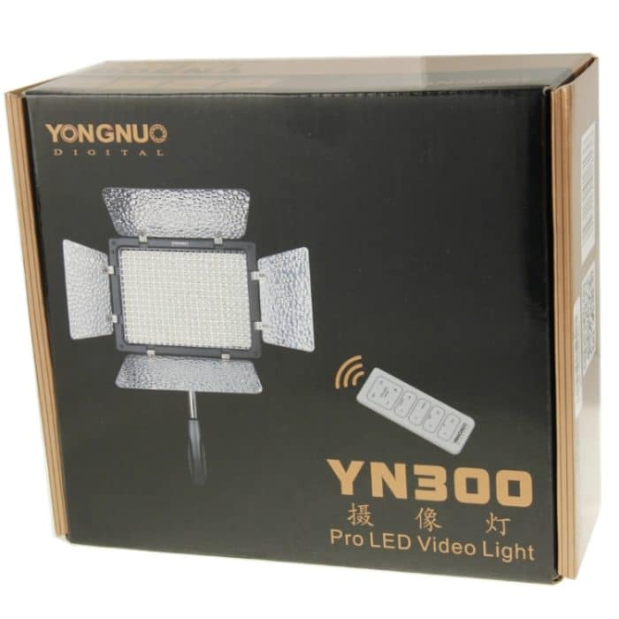 YONGNUO 300 LEDs Pro LED Studio Videolicht für Canon / Nikon / Sony Camcorder DSLR (YN300) (Schwarz) – Bild 8
