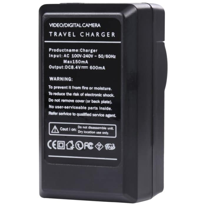 Ladegerät für Digitalkamera für CANON BP-808 (Schwarz) – Bild 3