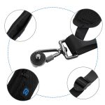 Anti-Rutsch-Softpad-Nylon-Einschulter-Kameragurt mit Metallhaken für Spiegelreflex- / DSLR-Kameras (schwarz) – Bild 5