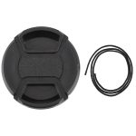 58mm Center Pinch Kamera Objektivdeckel (schwarz) – Bild 4