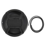 62mm Center Pinch Kamera Objektivdeckel (schwarz) – Bild 4