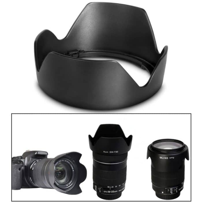 EW-73B Lens Hood Shade für Canon EF-S17-85 / 4-5.6USM IS Lens (Schwarz) – Bild 4