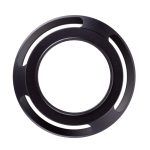 37mm Metall belüftete Gegenlichtblende für Leica (Schwarz) – Bild 3