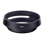 52mm Metall belüftete Gegenlichtblende für Leica (Schwarz)
