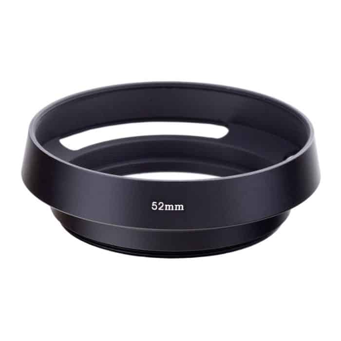 S-DLH-0121.jpg 52mm Metall belüftete Gegenlichtblende für Leica (Schwarz) – Bild 1