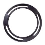 52mm Metall belüftete Gegenlichtblende für Leica (Schwarz) – Bild 3