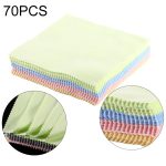 70 PCS Soft Cleaning Cloth für LCD-Bildschirm / Brille / Handy-Bildschirm