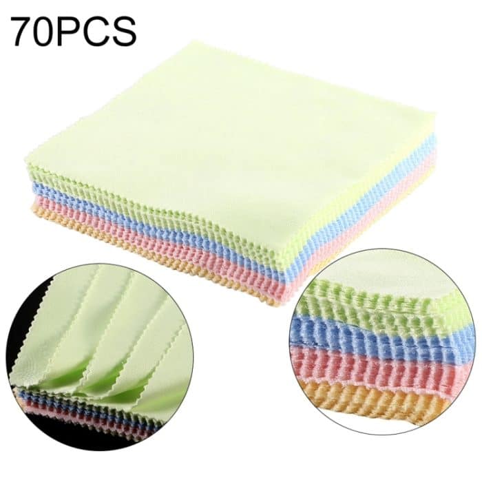 70 PCS Soft Cleaning Cloth für LCD-Bildschirm / Brille / Handy-Bildschirm – Bild 1