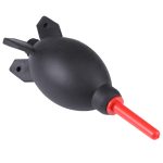 Rocket Rubber Staubbläser-Reinigungsball für Objektivfilterkameras, CDs, Computer, audiovisuelle Geräte, PDAs, Brillen und LCDs (Schwarz Rot) – Bild 2