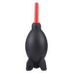 Rocket Rubber Staubbläser-Reinigungsball für Objektivfilterkameras, CDs, Computer, audiovisuelle Geräte, PDAs, Brillen und LCDs (Schwarz Rot) – Bild 3