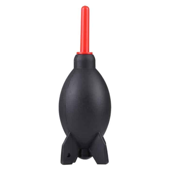 Rocket Rubber Staubbläser-Reinigungsball für Objektivfilterkameras, CDs, Computer, audiovisuelle Geräte, PDAs, Brillen und LCDs (Schwarz Rot) – Bild 3