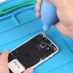 Gummi-Mini-Luftstaubgebläse-Reiniger für Mobiltelefone / Computer / Digitalkameras, Uhren und andere Präzisionsgeräte (blau) – Bild 4