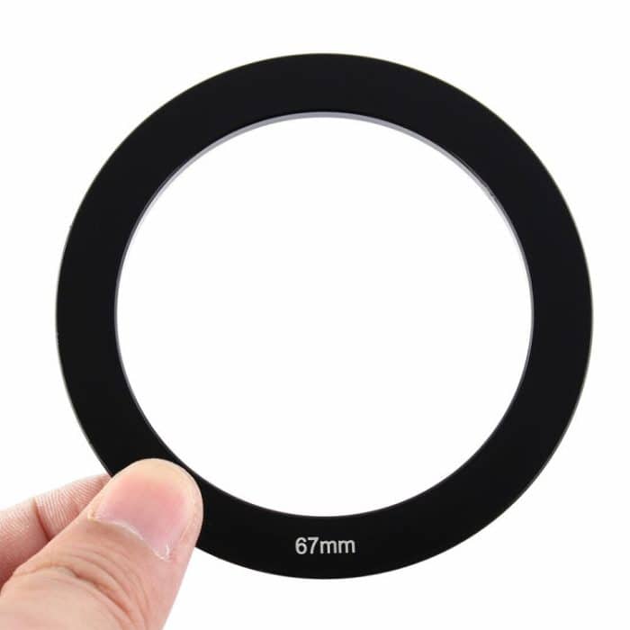 67mm quadratischer Filter-Trittring (schwarz) – Bild 2