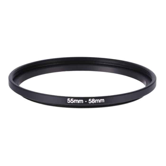 55mm-58mm Objektiv-Trittring (schwarz) – Bild 1