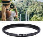 55mm-58mm Objektiv-Trittring (schwarz) – Bild 6