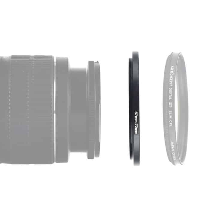 67mm-72mm Objektiv-Trittring (schwarz) – Bild 4