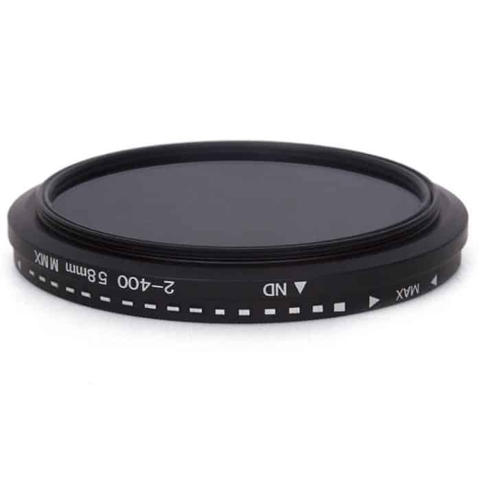 58 mm ND Fader Neutrale Dichte Einstellbarer variabler Filter ND 2 bis ND 400 Filter (schwarz) – Bild 2