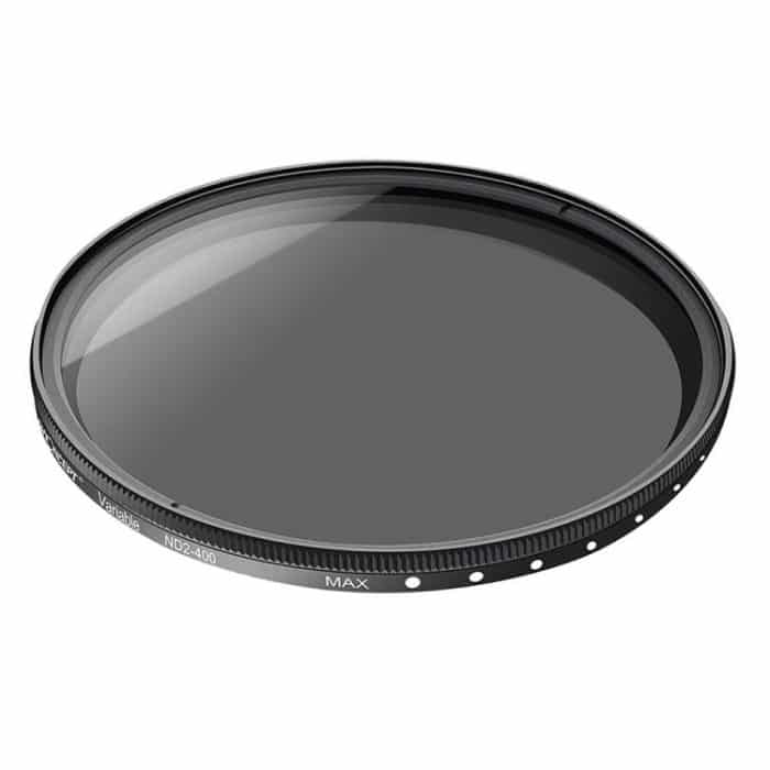 62mm ND-Fader-neutrale Dichte einstellbar Variablenfilter ND2 bis ND400-Filter (schwarz) – Bild 1
