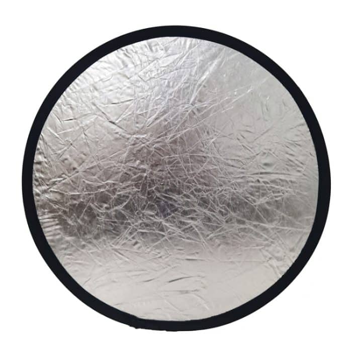 2 in 1 (Gold / Silber) Faltreflektorplatte (110 cm) – Bild 3