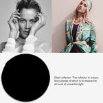 110 cm 5 in 1 (Silber / Durchscheinend / Gold / Weiß / Schwarz) Faltbare Photo Studio Reflektorplatte – Bild 7