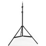 68cm-200cm Höhe Professionelle Fotografie Aluminium-Beleuchtungsständer für Studio-Blitzlicht (Schwarz) – Bild 2