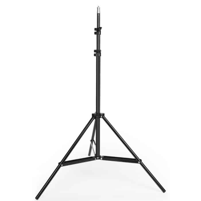 68cm-200cm Höhe Professionelle Fotografie Aluminium-Beleuchtungsständer für Studio-Blitzlicht (Schwarz) – Bild 2