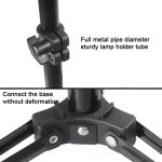 68cm-200cm Höhe Professionelle Fotografie Aluminium-Beleuchtungsständer für Studio-Blitzlicht (Schwarz) – Bild 5