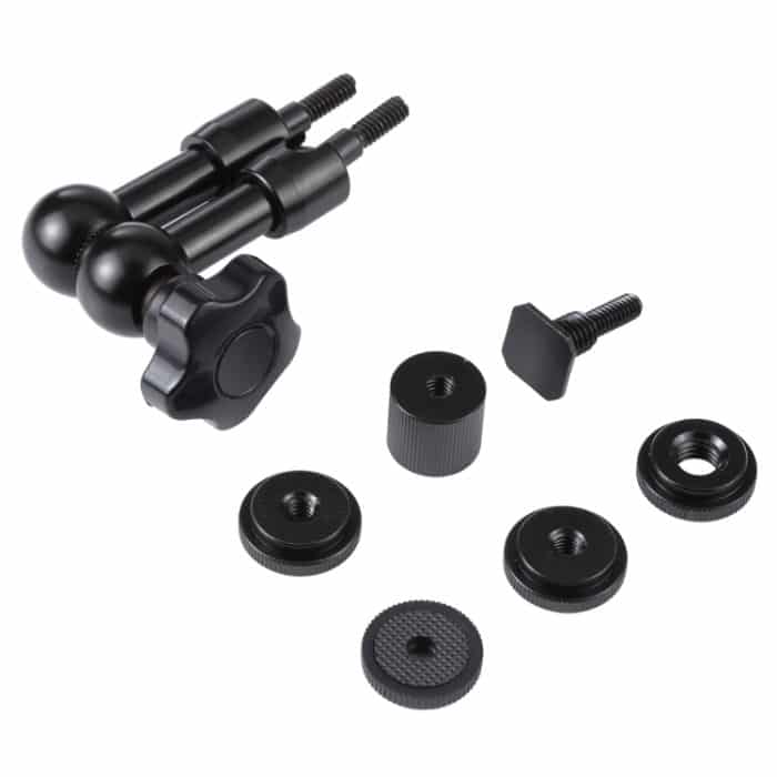 7 Zoll artikulierender magischer Arm für DSLR-Kamera Taschenlampe / LED-Licht / LCD-Monitor (schwarz) – Bild 4