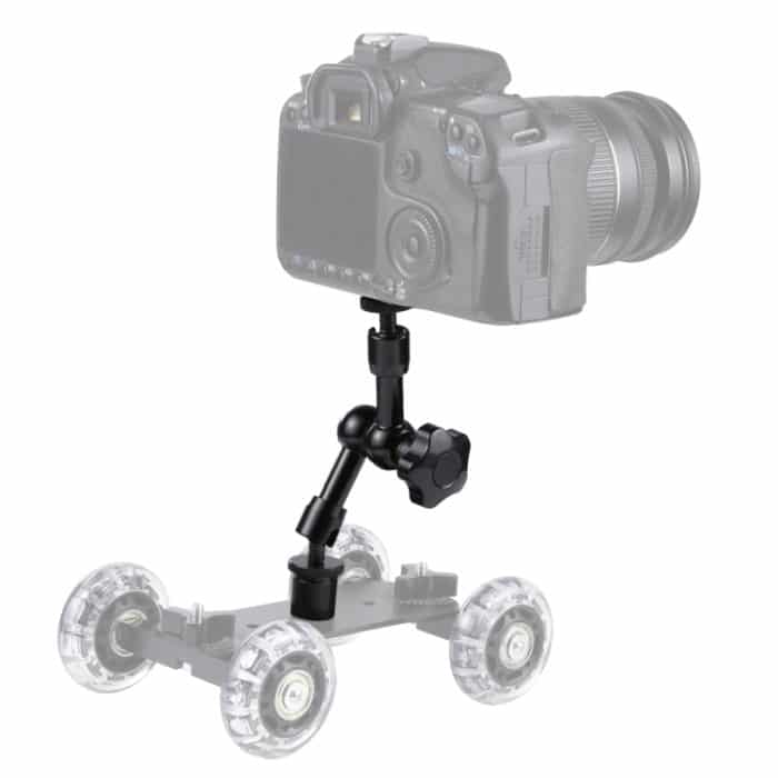 7 Zoll artikulierender magischer Arm für DSLR-Kamera Taschenlampe / LED-Licht / LCD-Monitor (schwarz) – Bild 7