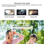 MH2001 Hi-Fi 5-in-1-Empfänger + kabelloser Emitter-Kopfhörer (schwarz) – Bild 7