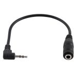 2,5 mm männliches Winkelstück zu 3,5 mm weibliches Audio-Stereo-Konverter-Adapterkabel – Bild 3