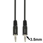 3,5 mm männlicher Mini-Stecker Stereo-Audiokabel, Länge: 3 m – Bild 2