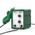 BEST BST-858+ AC 220V 50Hz 650W Bleifreie Heißluftpistole mit einstellbarer Temperatur und Spiralwind, BST-858+ EU Plug, BST-858+ US Plug
