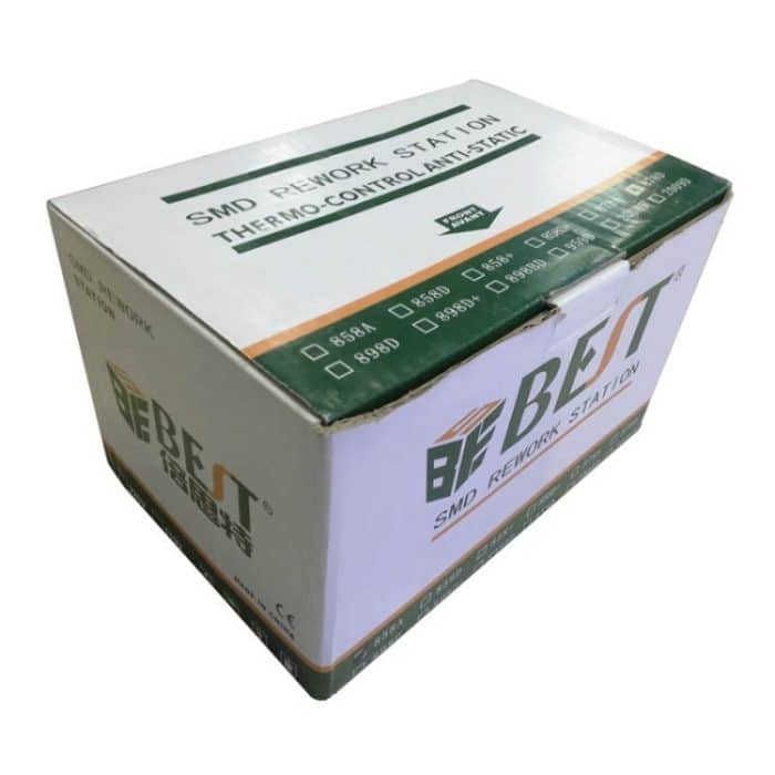 BEST BST-858+ AC 220V 50Hz 650W Bleifreie Heißluftpistole mit einstellbarer Temperatur und Spiralwind, BST-858+ EU Plug, BST-858+ US Plug – Bild 11