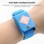 Drahtloses antistatisches ESD-Entladungskabelband-Armband (Baby Blue) – Bild 4