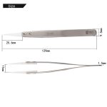 BEST BST-72-MZ 302 Edelstahl Hochtemperaturbeständige Keramikspitzenpinzette – Bild 3