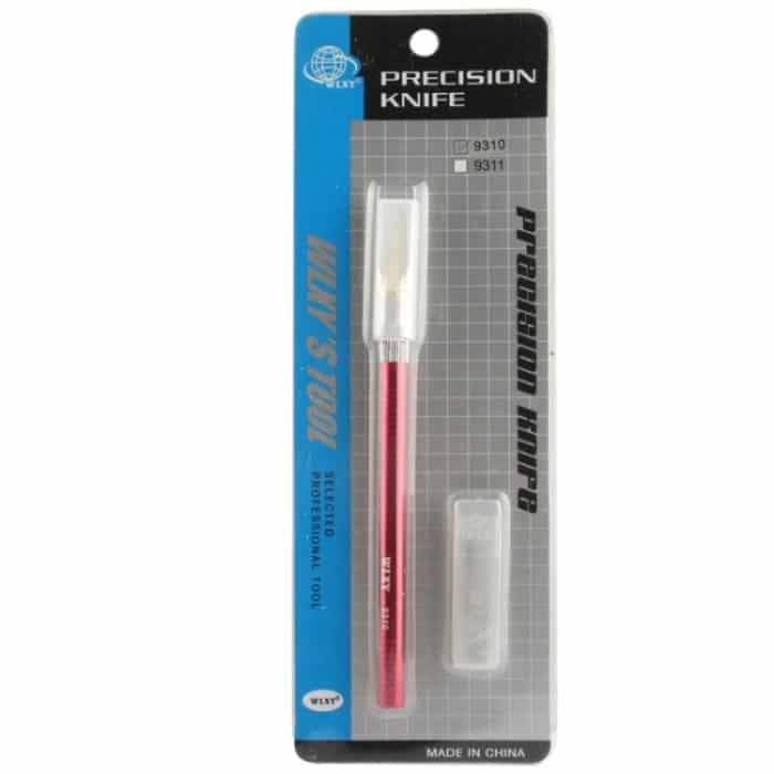 WLXY-9310, WLXY Werkzeug-Präzisionsmesser mit austauschbarer Klinge zum Schnitzen/Ritzen/Trimmen von Matten, OAL: 145 mm, Größe: 121 mm x 6 mm Durchmesser, WLXY-9310, WLXY-9310 Purple, WLXY-9310 Blue – Bild 6