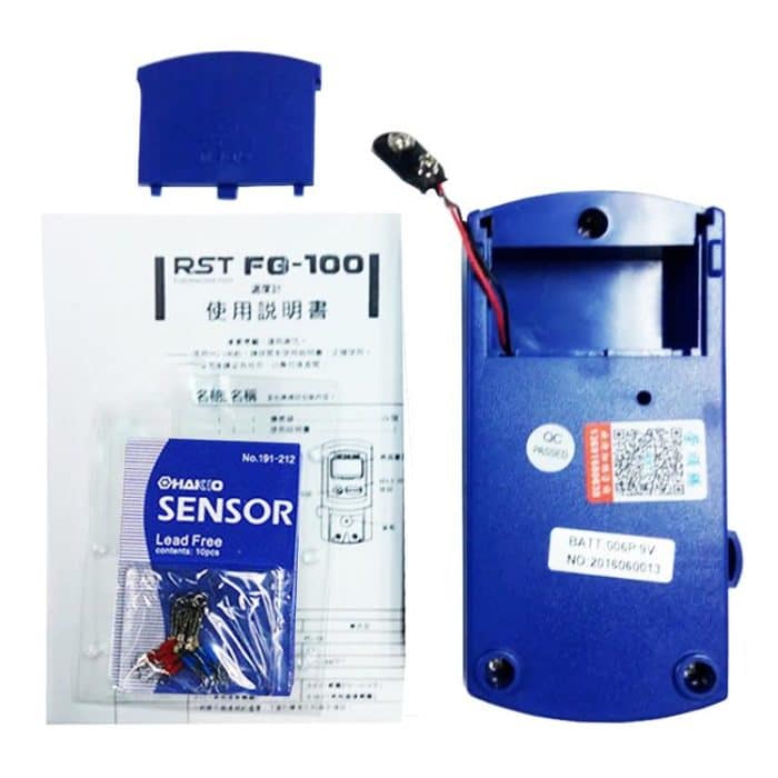 RST FG-100 Lötkolbenspitzenthermometer (blau) – Bild 4