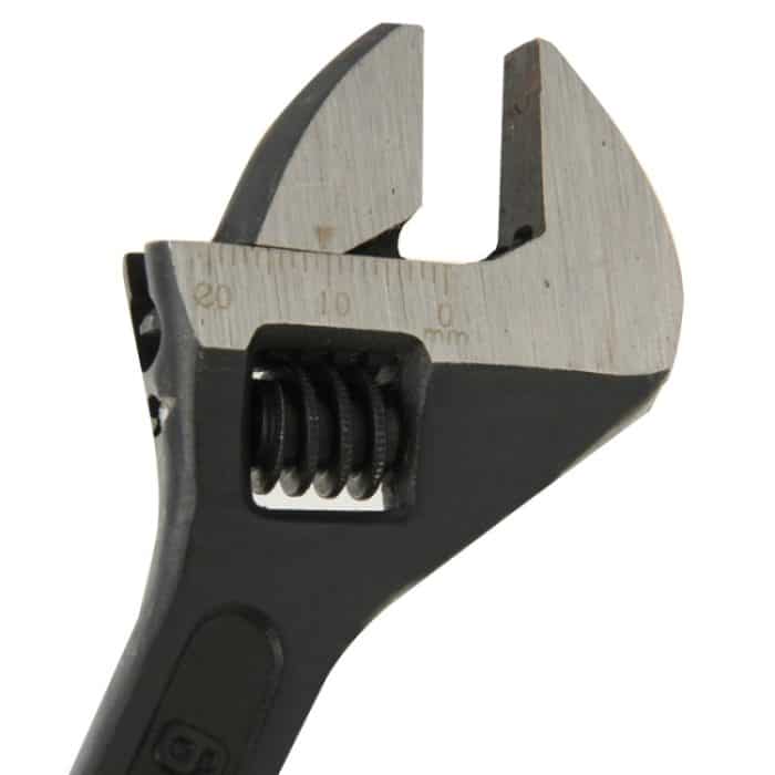 R DEER 0-20mm Verstellbarer Schraubenschlüssel aus Kohlenstoffstahl Professionelle Werkzeuge (Schwarz) – Bild 6