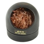 Lötkolben-Spitzenreiniger (Spitzenreinigungsdraht + Sockel) (schwarz)