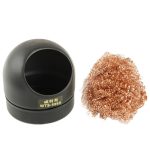 Lötkolben-Spitzenreiniger (Spitzenreinigungsdraht + Sockel) (schwarz) – Bild 3