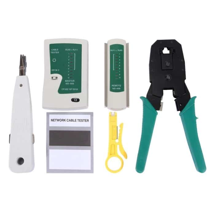 5-in-1-RJ45-Crimp-Crimper-Abisolierzange RJ11 Cat5 Cat6-Drahtleitungsdetektor Ethernet-Netzwerkkabeltester-Tools-Kits – Bild 6
