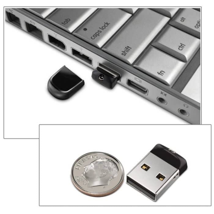 8 GB Mini-USB-Stick mit Kette für PC und Laptop – Bild 8