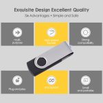 16 GB Twister USB 2.0 Flash Disk (schwarz) – Bild 6