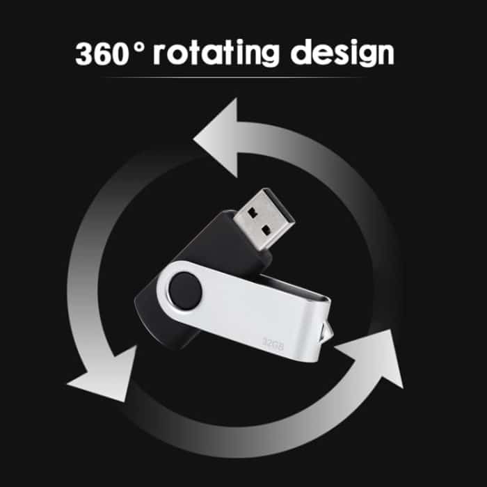 32 GB Twister USB 2.0 Flash Disk (schwarz) – Bild 7