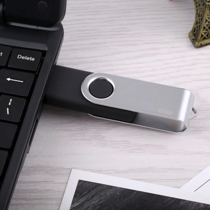 32 GB Twister USB 2.0 Flash Disk (schwarz) – Bild 10